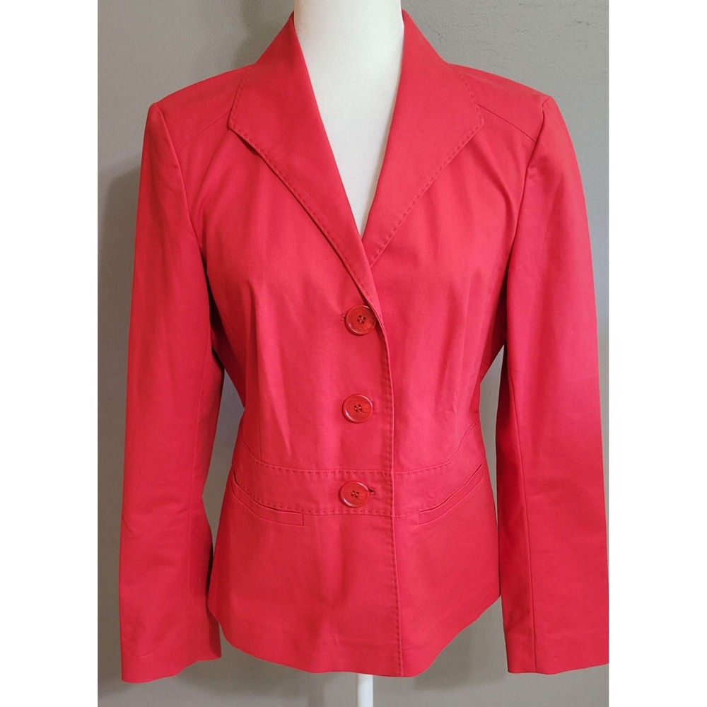 Lafayette 148 Red Blazer Jacket